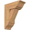 Ekena Millwork Traditional Traditional Smooth Bracket w/ Offset Brace, Western Red Cedar, 7 1/2"W x 18"D x 22"H BKT0806X18X22TRA01SWR - alternate 1